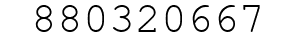 Number 880320667.