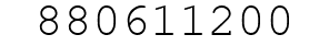 Number 880611200.