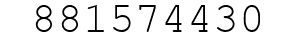 Number 881574430.