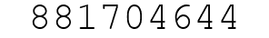 Number 881704644.