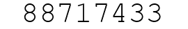 Number 88717433.