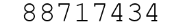 Number 88717434.