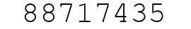 Number 88717435.