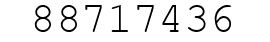 Number 88717436.