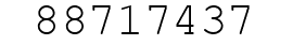 Number 88717437.