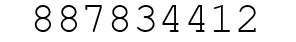 Number 887834412.