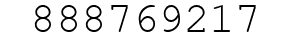 Number 888769217.