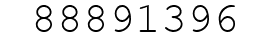 Number 88891396.