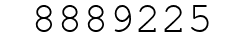 Number 8889225.
