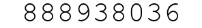 Number 888938036.