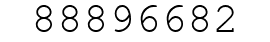 Number 88896682.