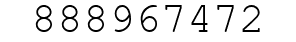 Number 888967472.