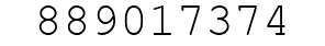 Number 889017374.