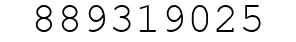 Number 889319025.