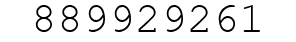 Number 889929261.