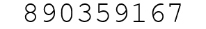 Number 890359167.