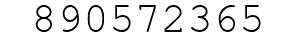 Number 890572365.