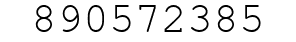 Number 890572385.