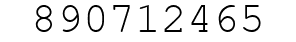 Number 890712465.