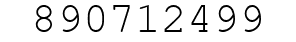 Number 890712499.