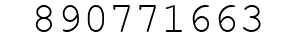 Number 890771663.