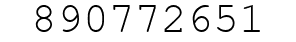 Number 890772651.