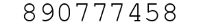 Number 890777458.
