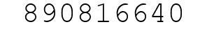 Number 890816640.