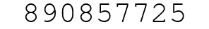 Number 890857725.