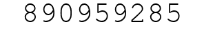 Number 890959285.