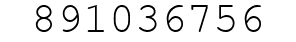 Number 891036756.