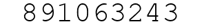 Number 891063243.