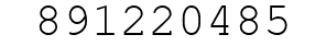 Number 891220485.