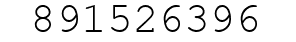 Number 891526396.
