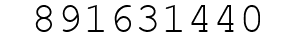 Number 891631440.