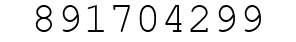 Number 891704299.