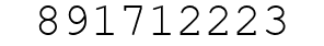 Number 891712223.