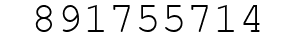 Number 891755714.