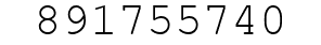 Number 891755740.