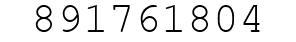 Number 891761804.