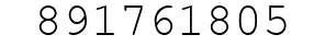 Number 891761805.