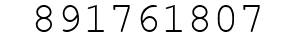 Number 891761807.