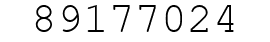 Number 89177024.