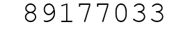 Number 89177033.