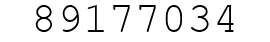 Number 89177034.