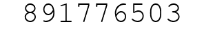 Number 891776503.