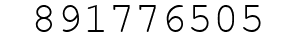 Number 891776505.