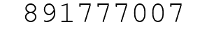 Number 891777007.