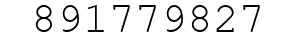 Number 891779827.