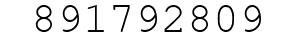 Number 891792809.